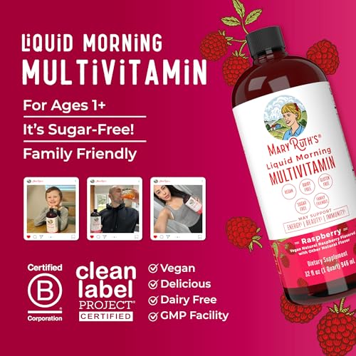 32 Fl Oz Vegan Liquid Multivitamin Multimineral U324955