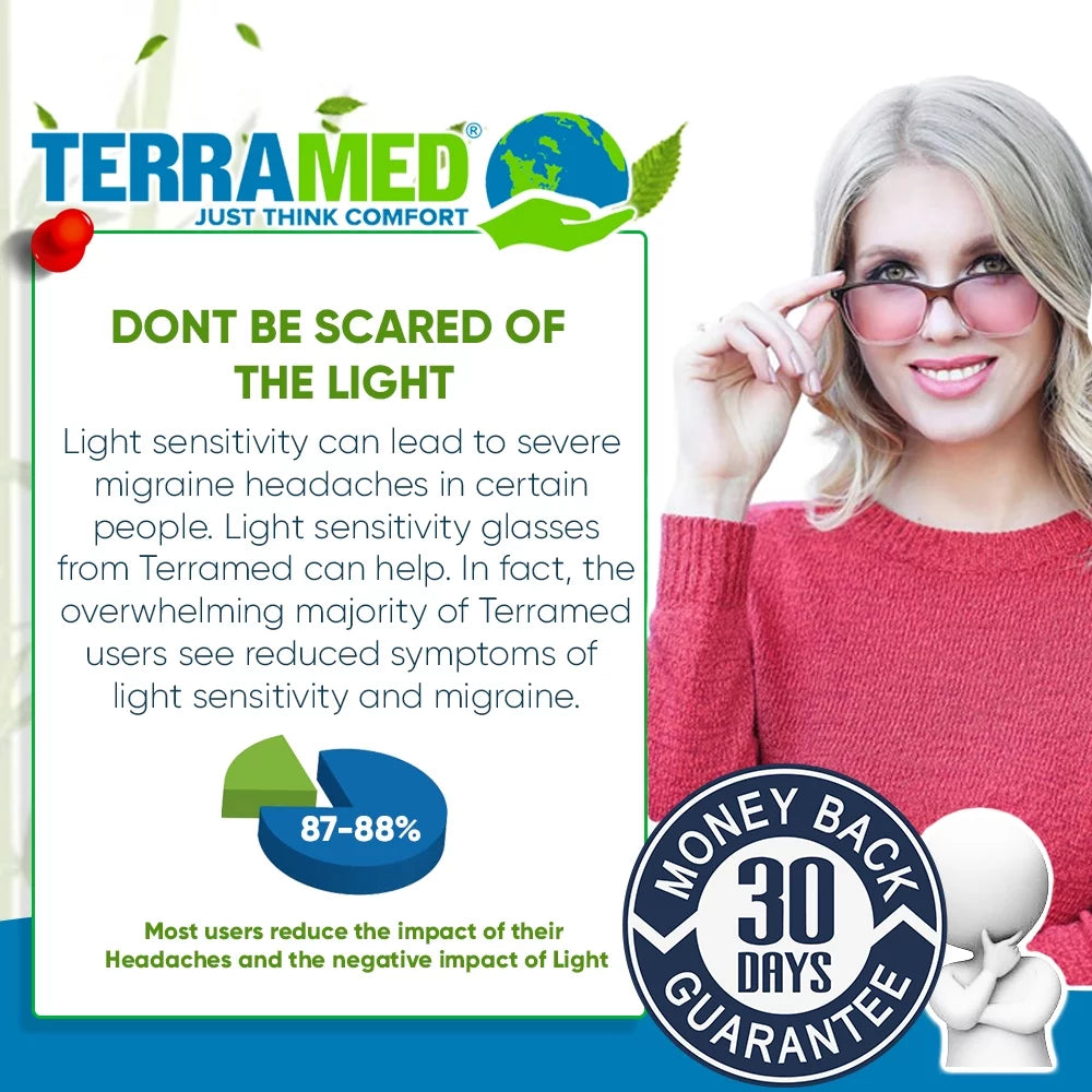 Fl-41 Migraine Glasses for Light Sensitivity C190