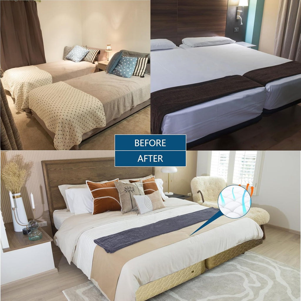 Twin to King Bed Converter Kit with Storage Bag M9966