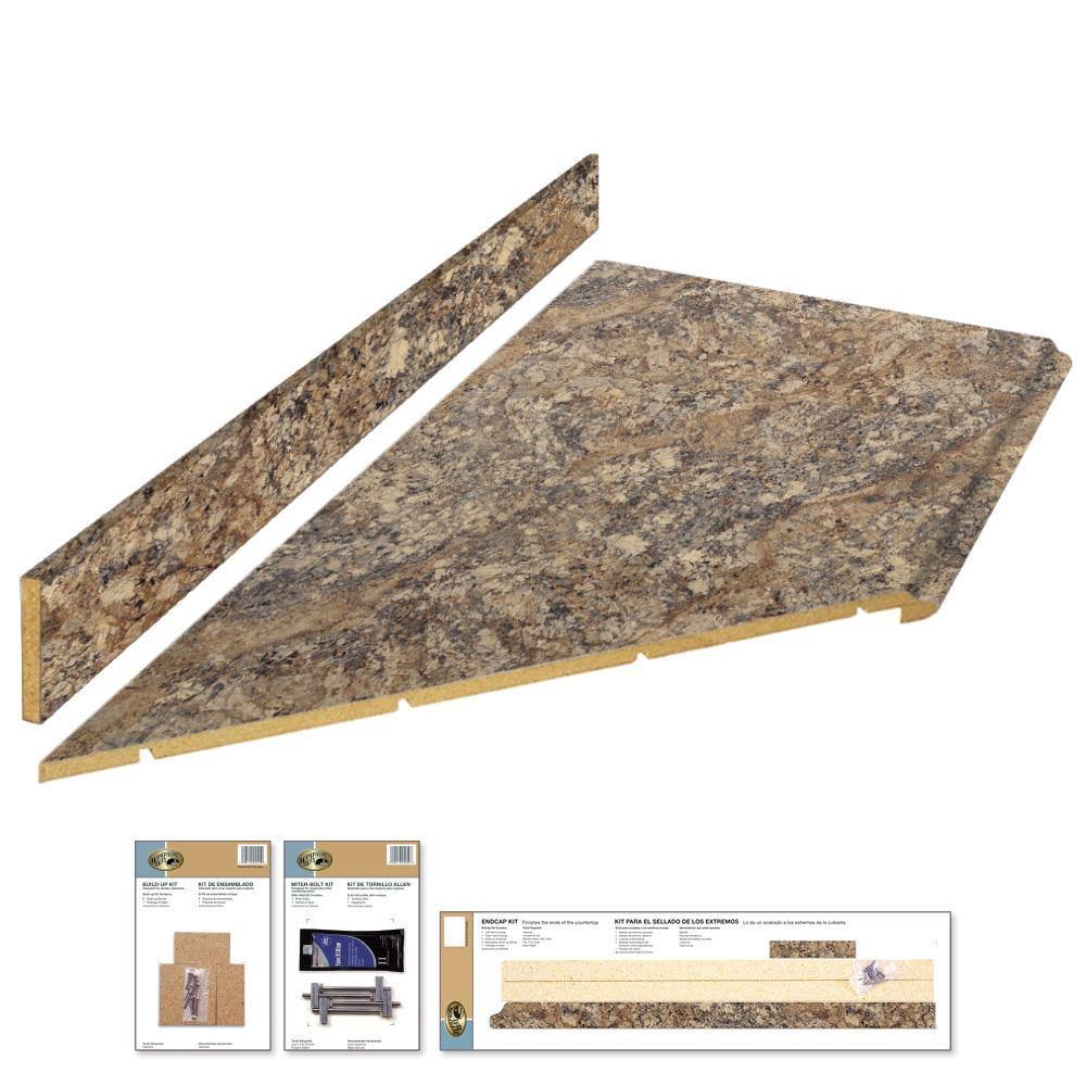 8 ft. Laminate Countertop Kit with Left Miter C7361