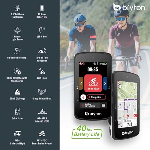 2.8" Color Touchscreen GPS Bike Computer with Navigation K886919