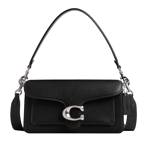 Polished Pebble Leather Shoulder Bag N12538