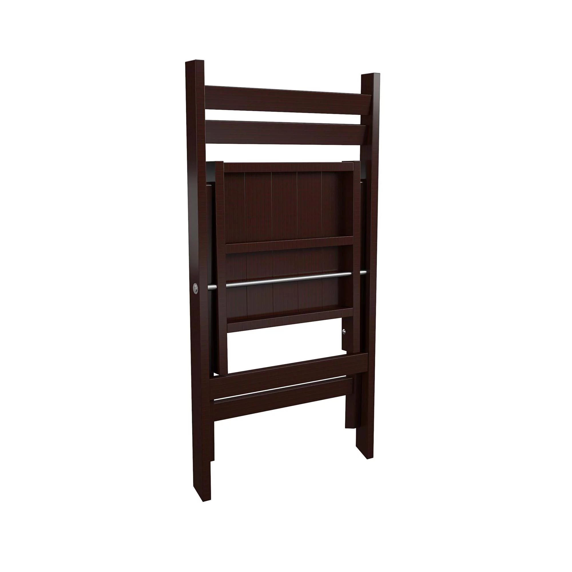 Dark Mahogany Folding Wood Chair, 2-Pack M745002
