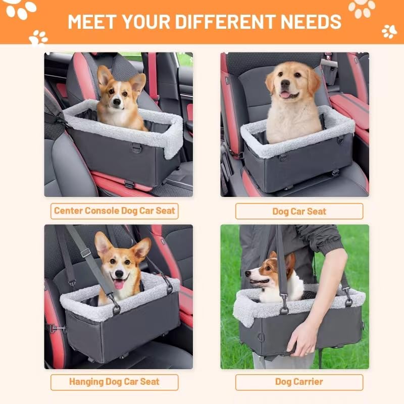 Raised Dog Booster Seat with Metal Frame B91100