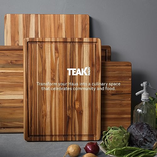 Extra Large Wood Cutting Board with Grip Handles B531212