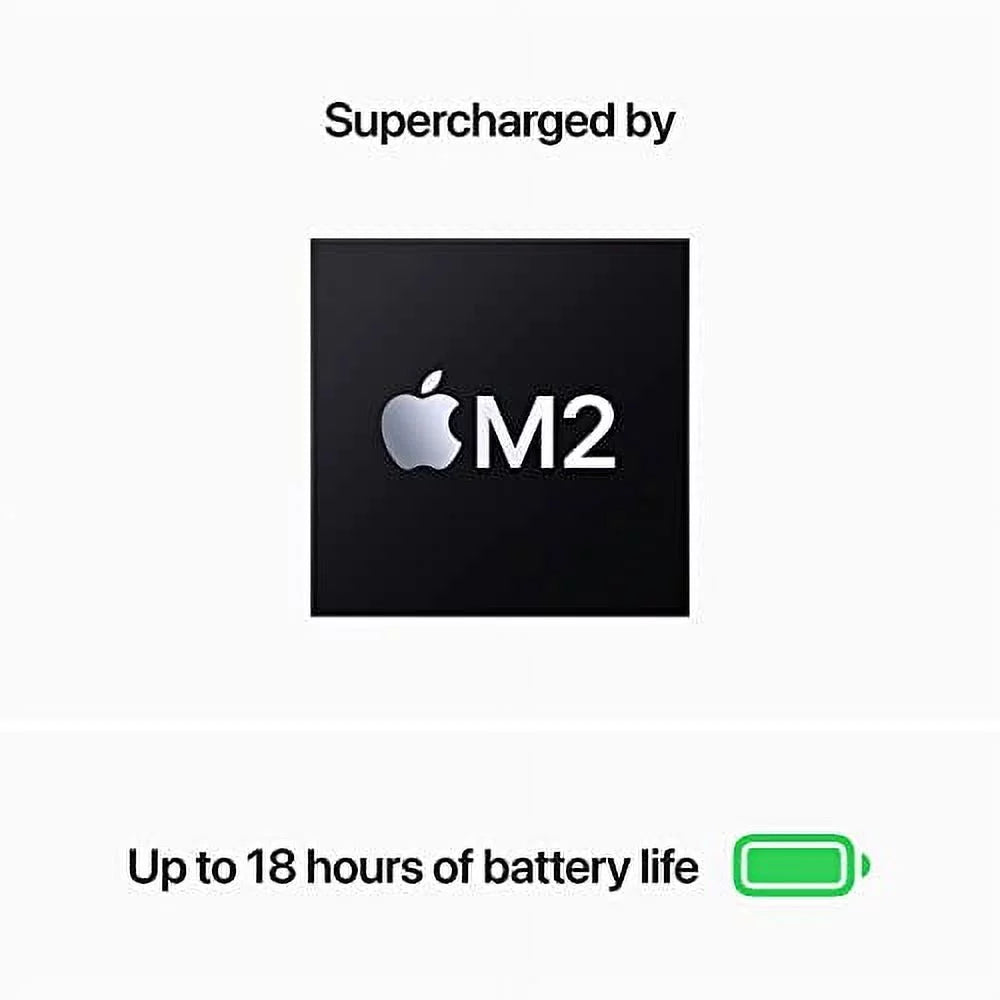 13.6-inch MacBook Air with M2 chip, 8GB RAM, 512GB SSD Storage, Silver D170310