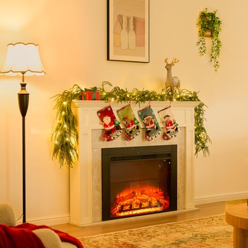 9FT Prelit Norfolk Pine Garland with Lights H81825