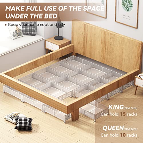 Under Bed Storage Containers with Wheels -4Pack P8972
