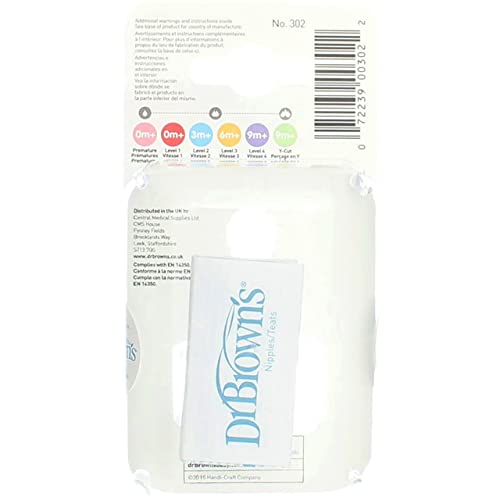 8 Pack Natural Flow Level 1 Standard Nipple V738453