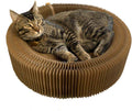 Collapsible Round Cat Scratcher Lounge Bed R802701