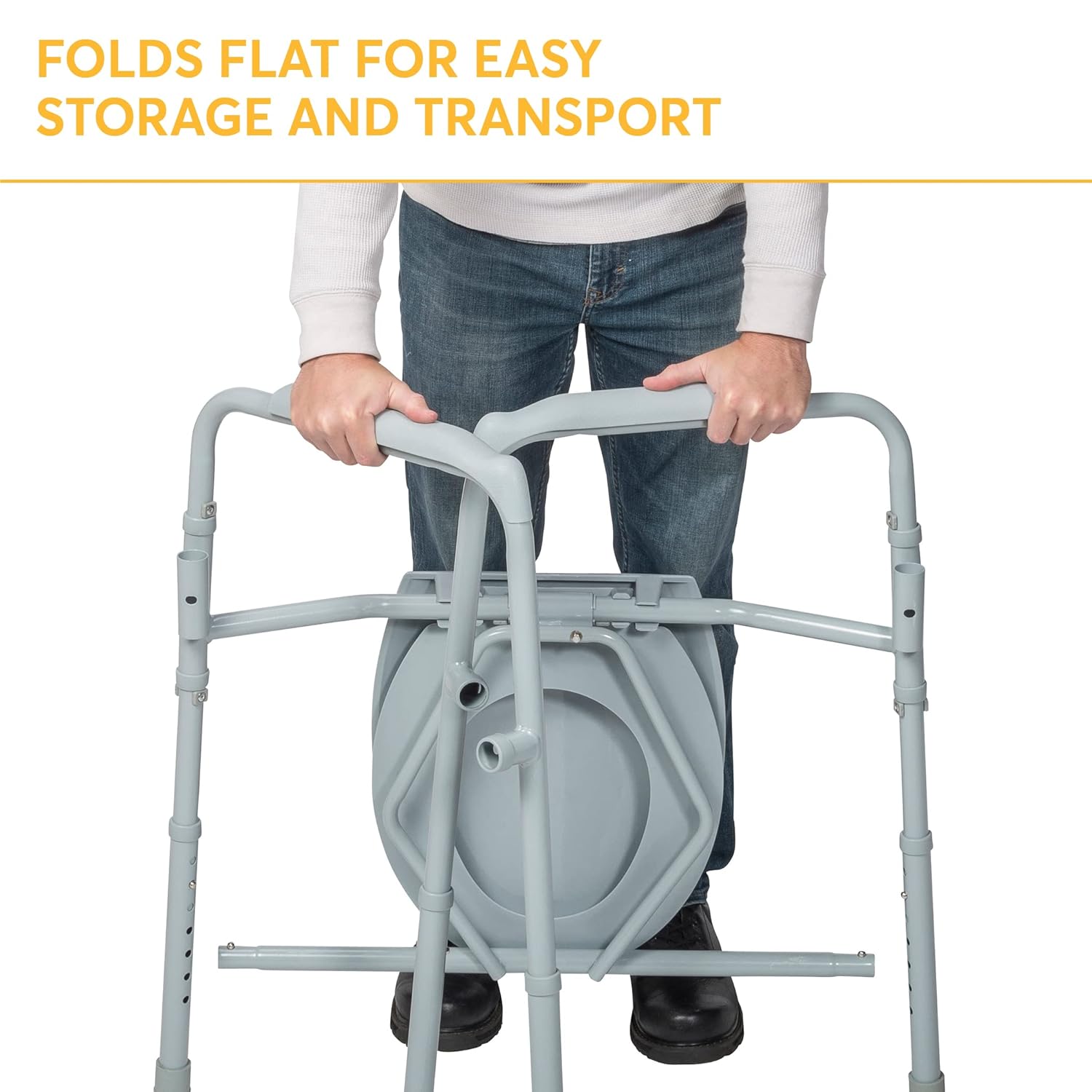 Medical Bariatric Folding Commode T7296