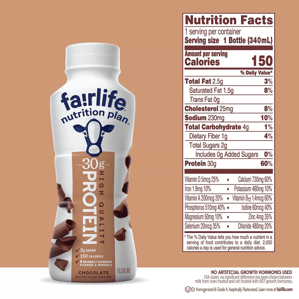 11.5 fl. oz 12 Pack Chocolate Protein Shake D167899