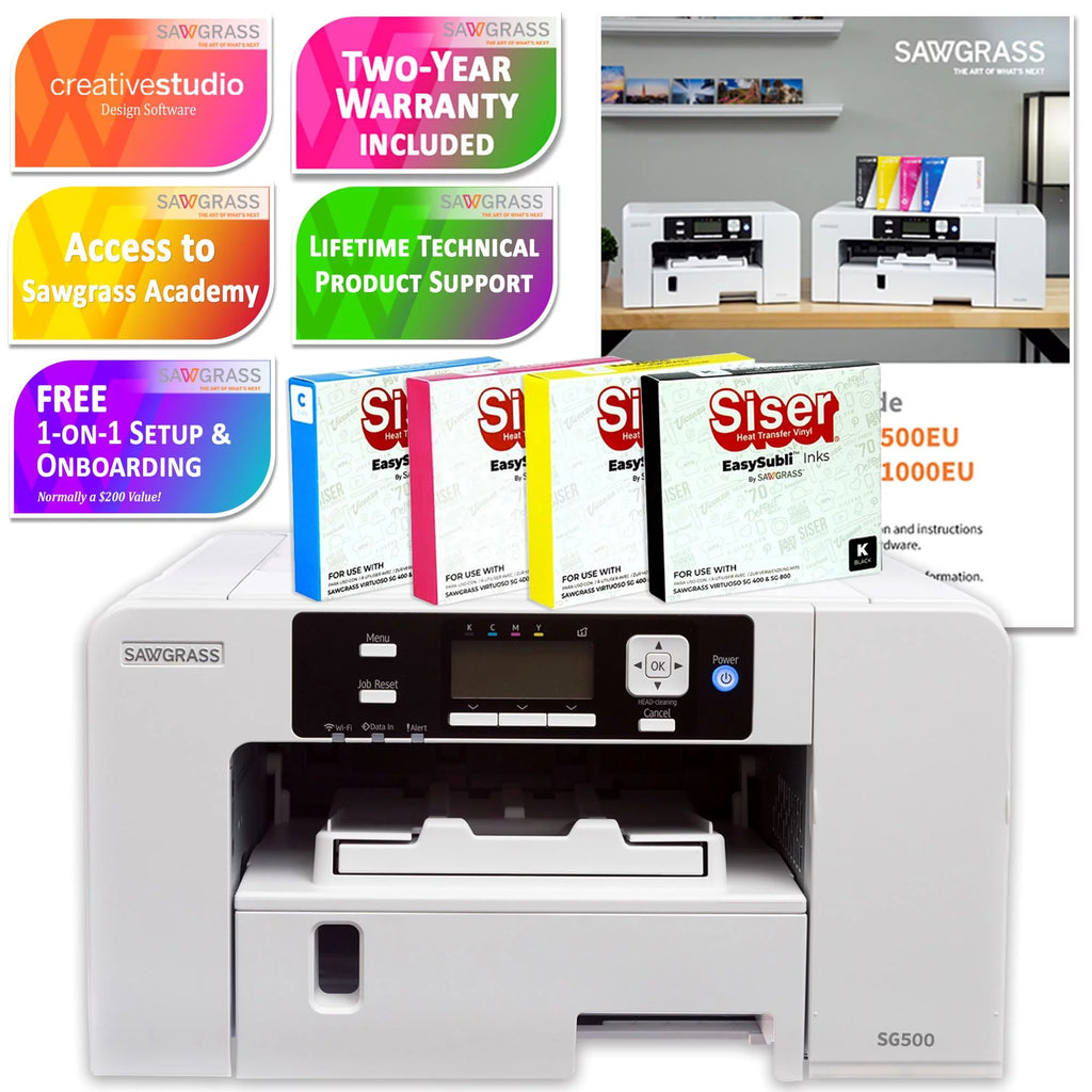 Sublimation Printer with Mug Press Bundle K788556
