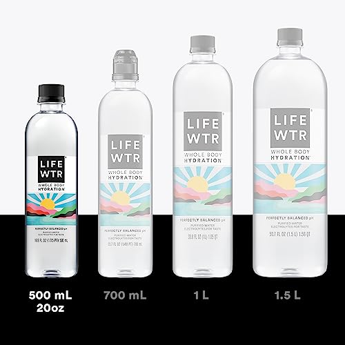 16.9 Fl Oz Purified Water with Electrolytes (Pack of 12) W26364