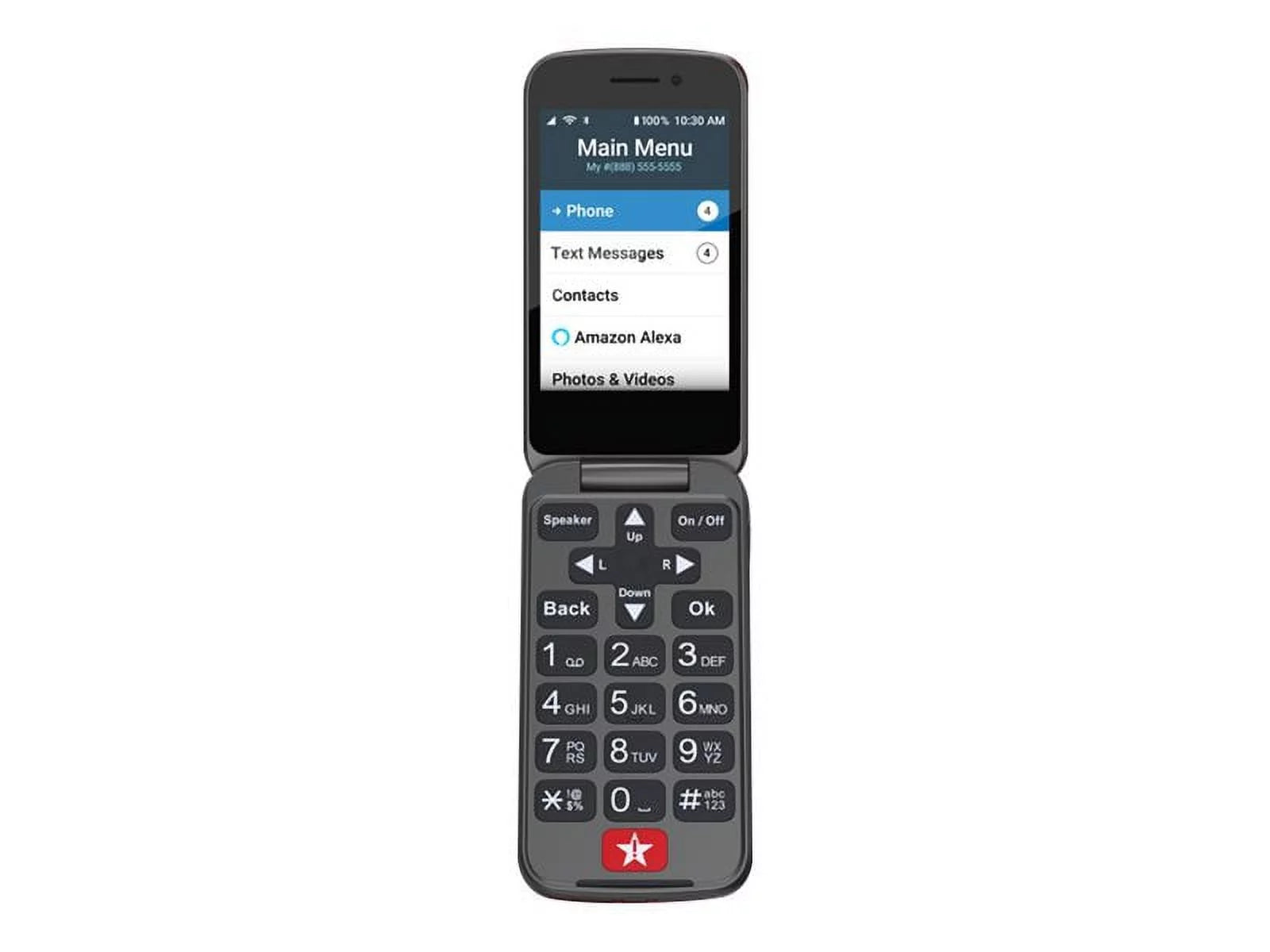 Red Flip2 Cell Phone Z55341