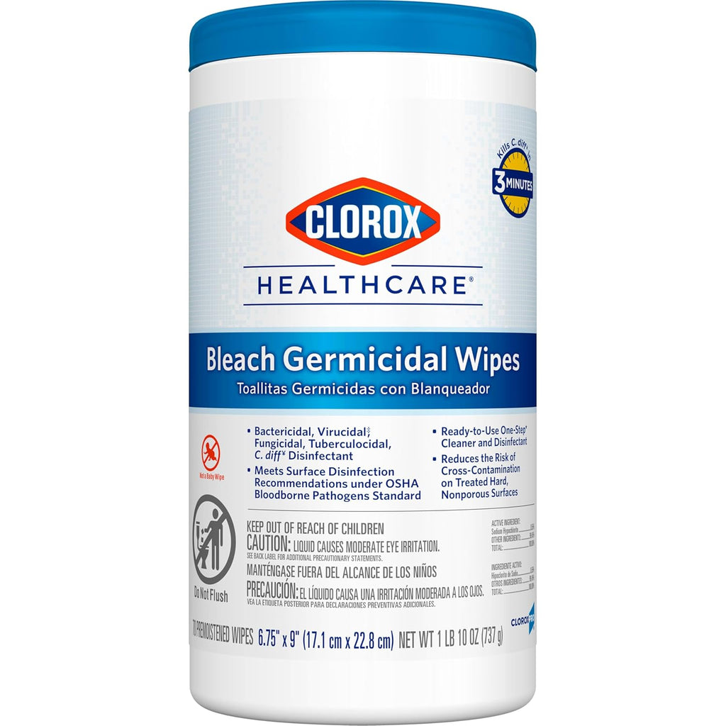 70 Count Bleach Germicidal Wipes D9537
