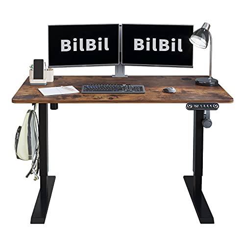 48 x 24 Inches Height Adjustable Electric Standing Desk with 4 Memory Presets V465