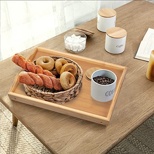 Bamboo Bed Tray Table with Foldable Legs 2 Pack J151