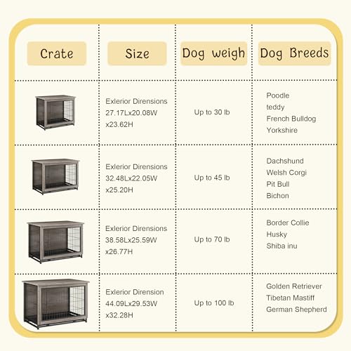 Grey Wooden Dog Kennel Table E80556