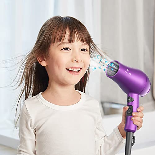Compact 1000W Blow Dryer with Concentrator, Purple B8026