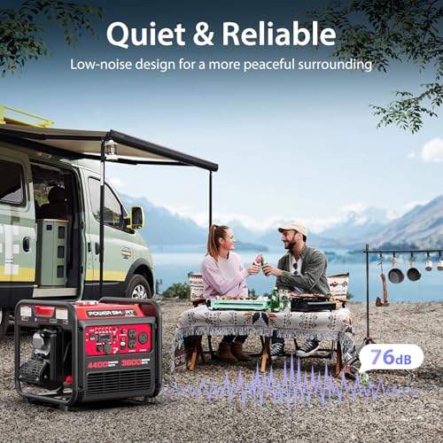 2500-Watt Gas Powered Portable Inverter Generator with CO Sensor V8117