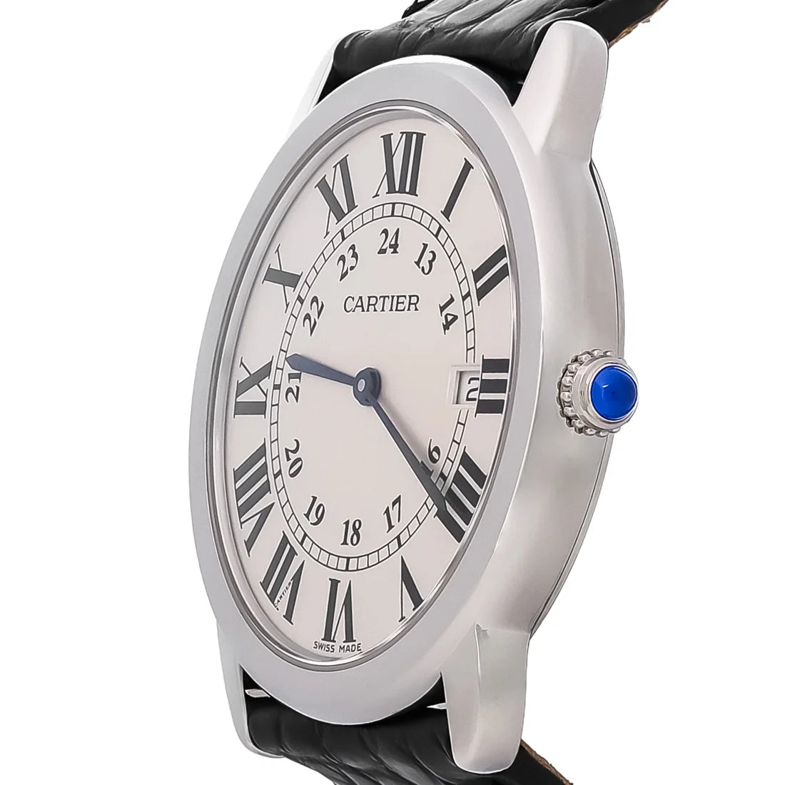 Large Silver Dial Quartz Watch A515