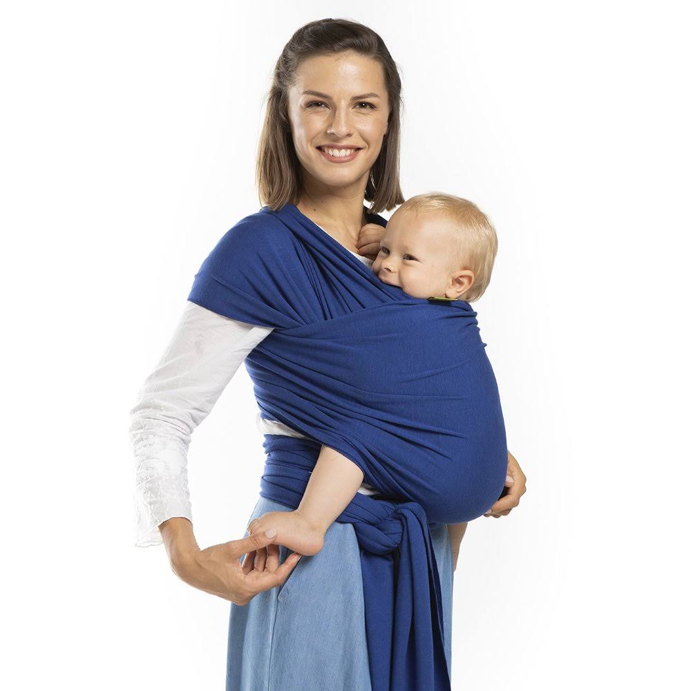 Grey Dark Blue Adjustable Wrap Baby Carrier T60101
