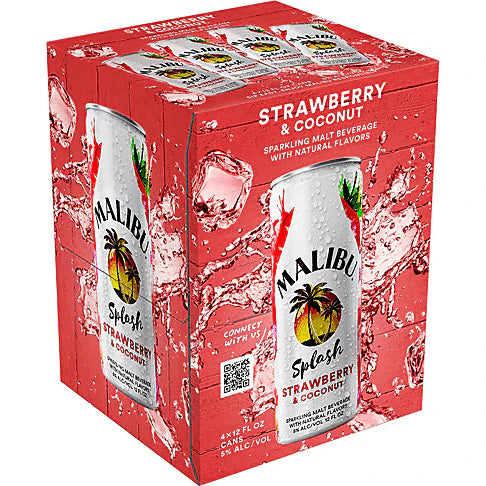 4pk Cans Strawberry & Coconut Z23773