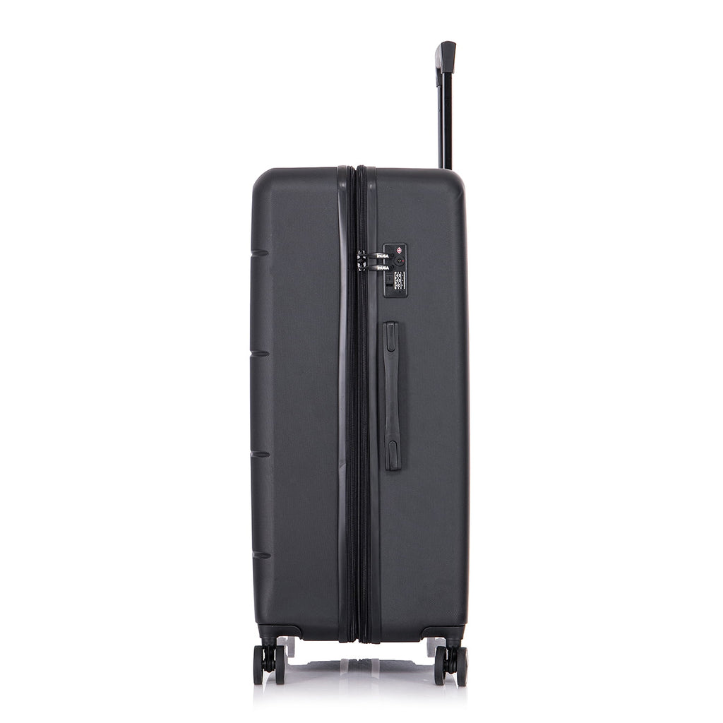 Black 28" Hardside Lightweight Luggage with Spinner Wheels Y1689