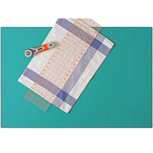 36" x 24" Self-Healing Double-Sided Cutting Mat Green V87529