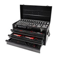 159 pcs Metric & SAE Tool Set with 3 Drawers Carry Box I9548