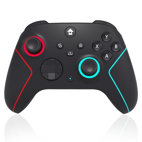Wireless 2.4GHz Controller with 7 Colors RGB Light, 1000mAh Battery, 3.5mm Audio Jack P825
