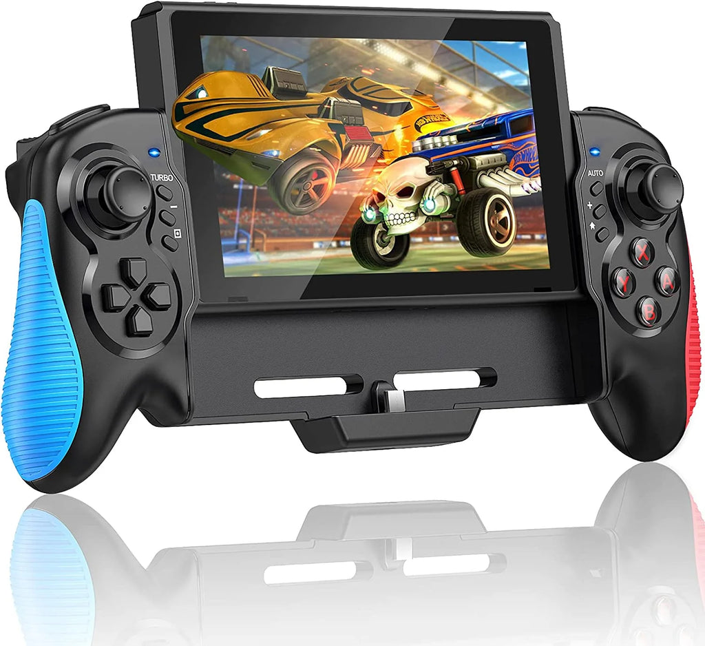 One-Piece Joypad Controller with Adjustable TURBO and Dual Motor Vibration U48620