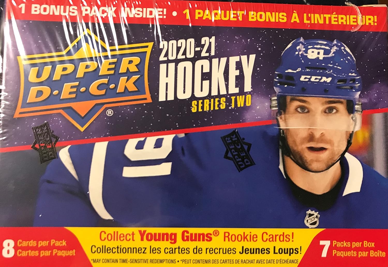 6 Packs Plus 1 Bonus Pack Hockey Blaster Box Q66411