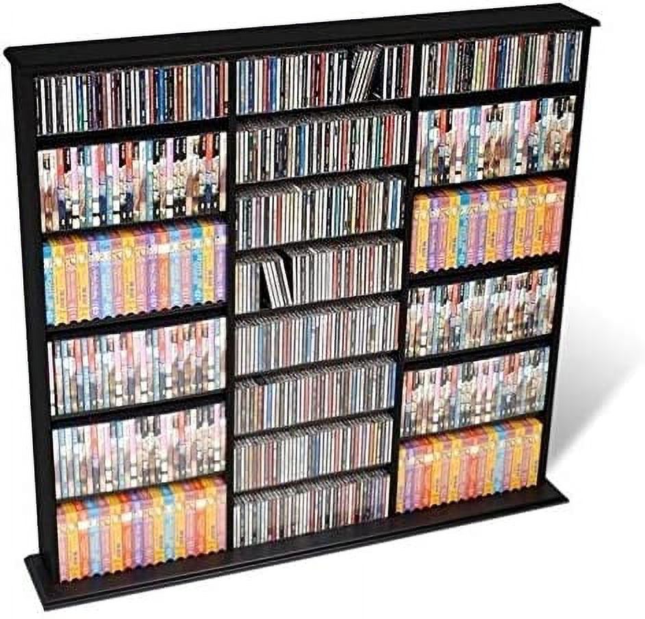 Black Triple Media Cabinet K199