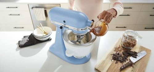 White 2 Quart Ice Cream Maker Attachment for Stand Mixer C499303
