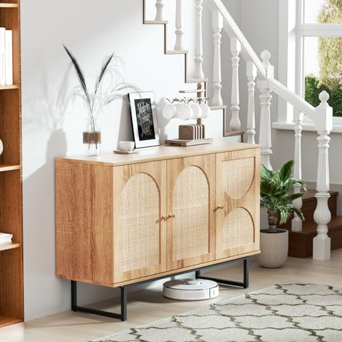 Natural Rattan Sideboard Cabinet with 2 Doors B306504