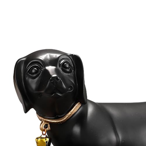Black Dachshund Dog Figurine Statue Q923791