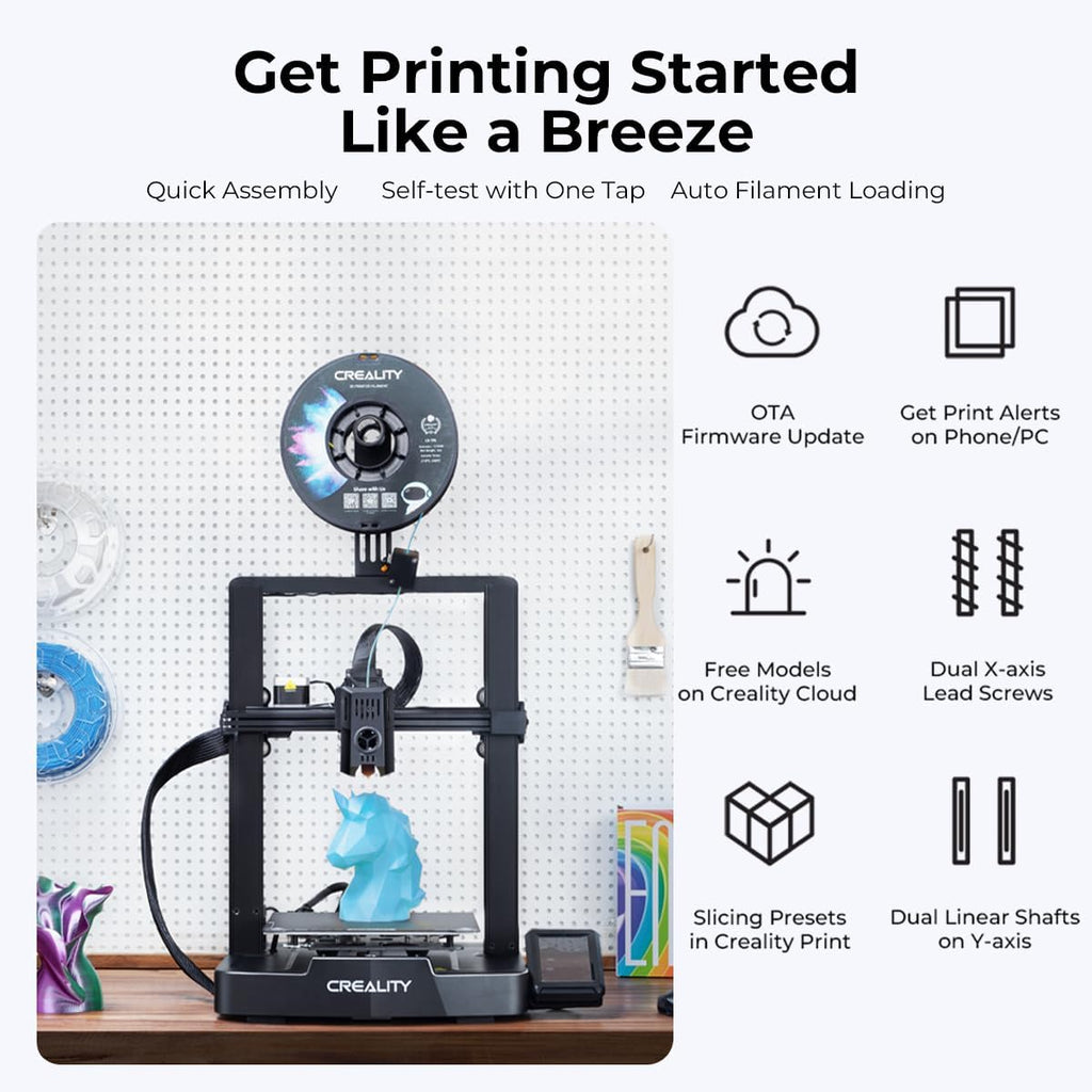 3D Printer with 500mm/s Printing Speed Print Size 8.66 * 8.66 * 9.44 Inch Y323