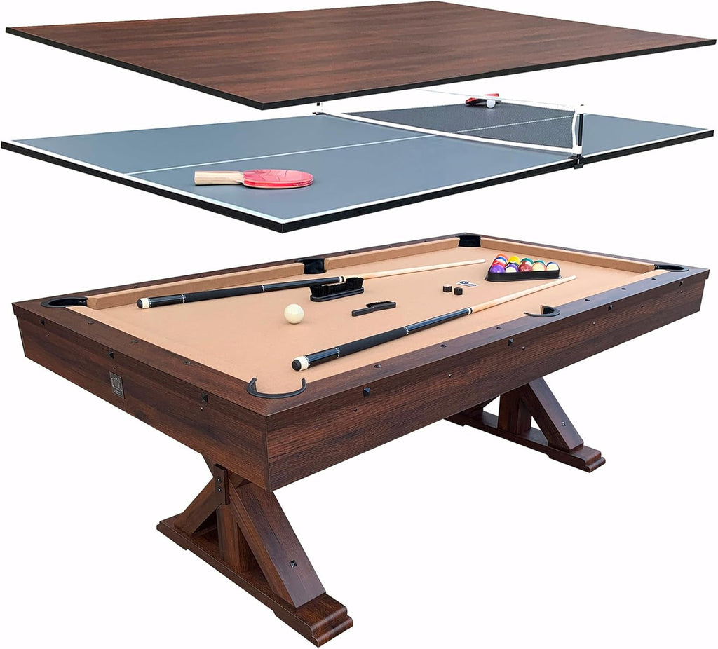 3 in 1 Multi Game Pool Table with Dining Top K602844