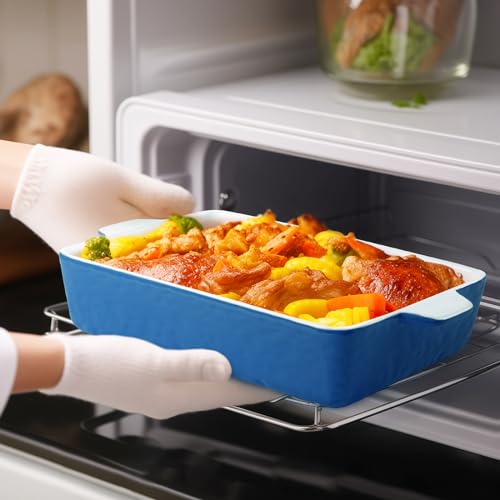 Red 9x13 Ceramic Baking Dish with Handles Z122940