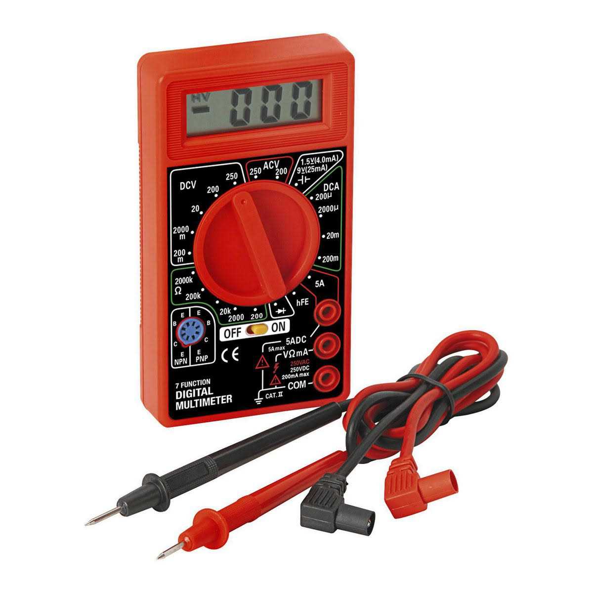 7-Function Digital Multimeter U324372