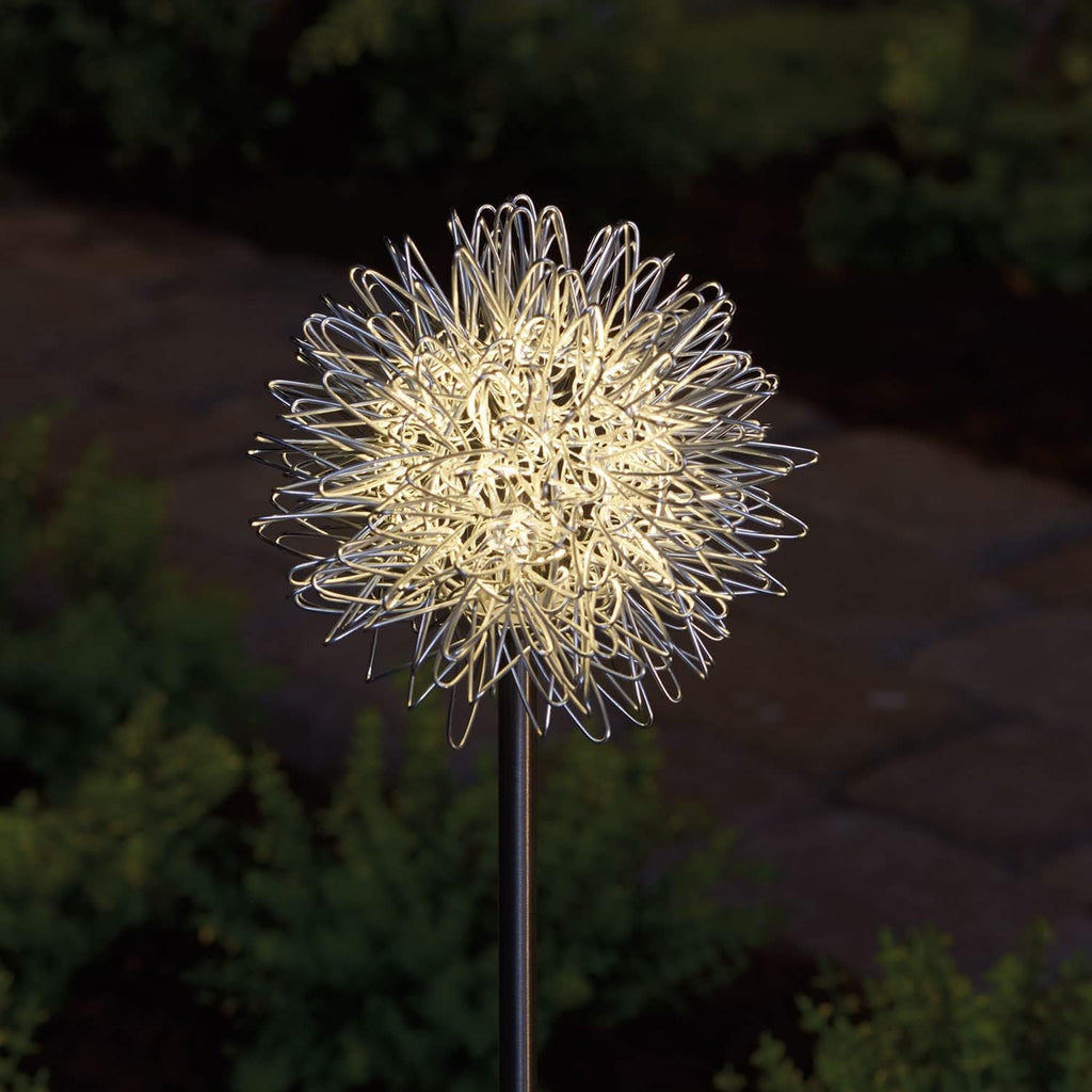 Set of 2 LED Solar Garden Stakes N470
