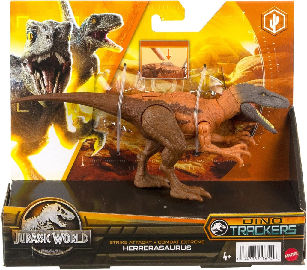 Jurassic World Herrerasaurus Dinosaur Action Figure with Attack Feature & Movable Joints C949817