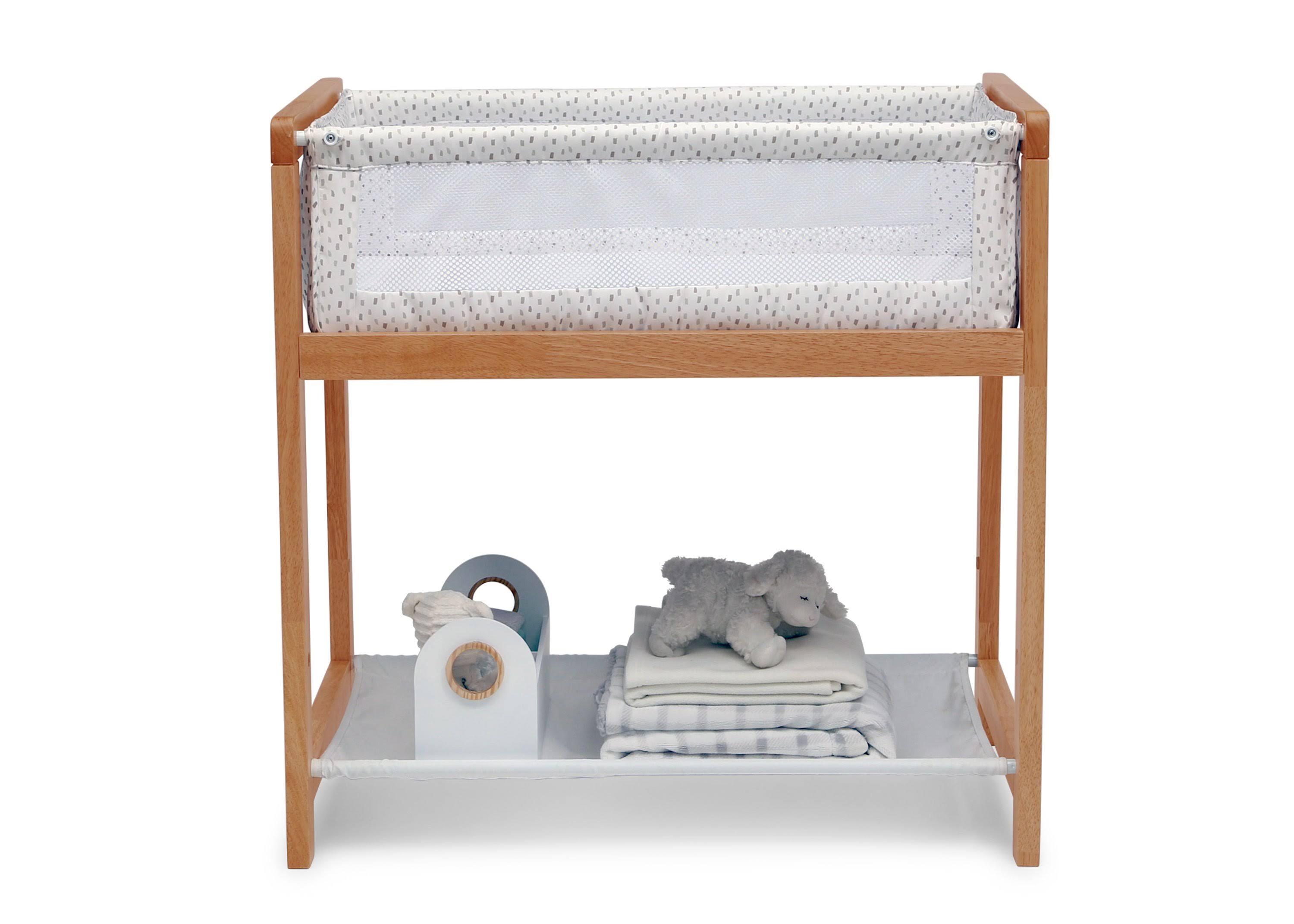 Portable Wood Bassinet Sleeper Crib J1394