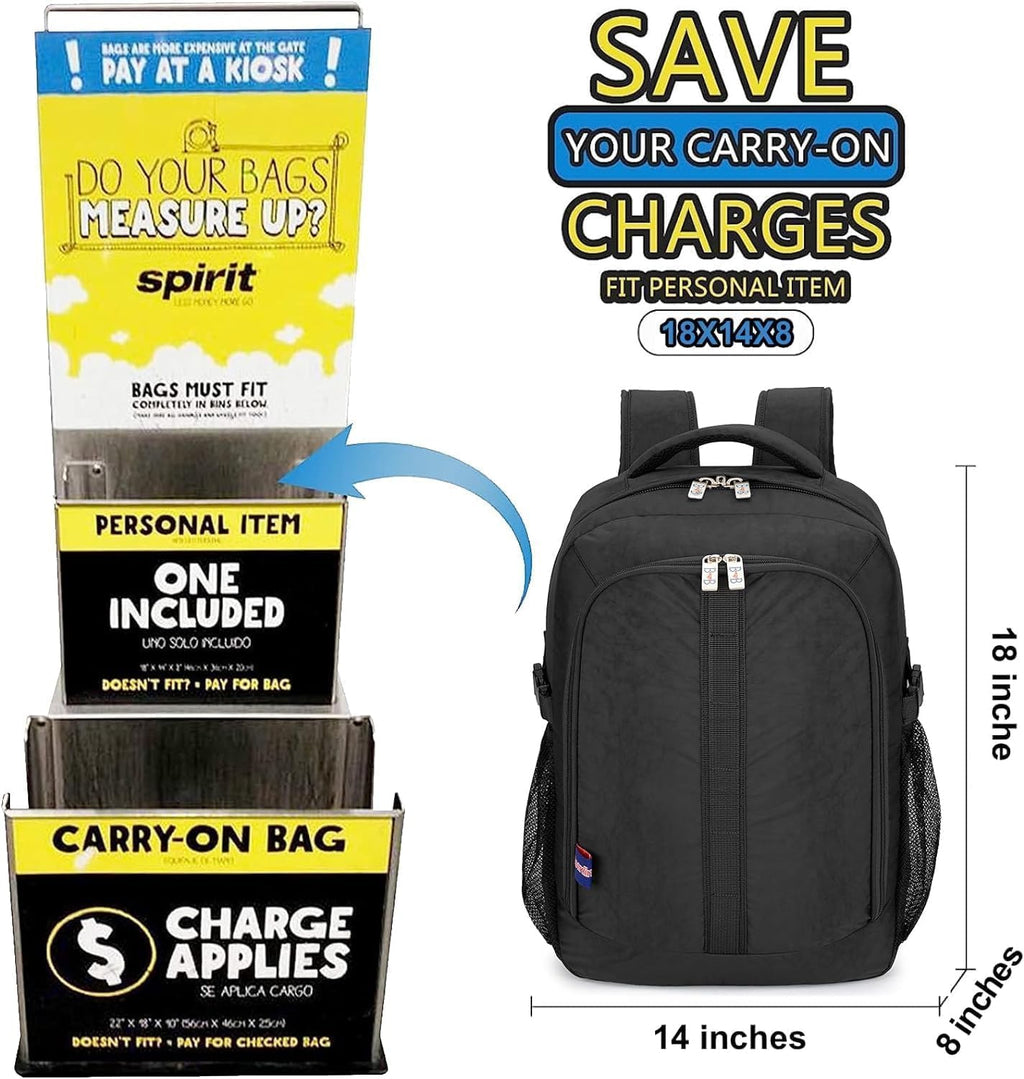 Under-Seat Backpack 18 x 13 x 8 Inches I6547