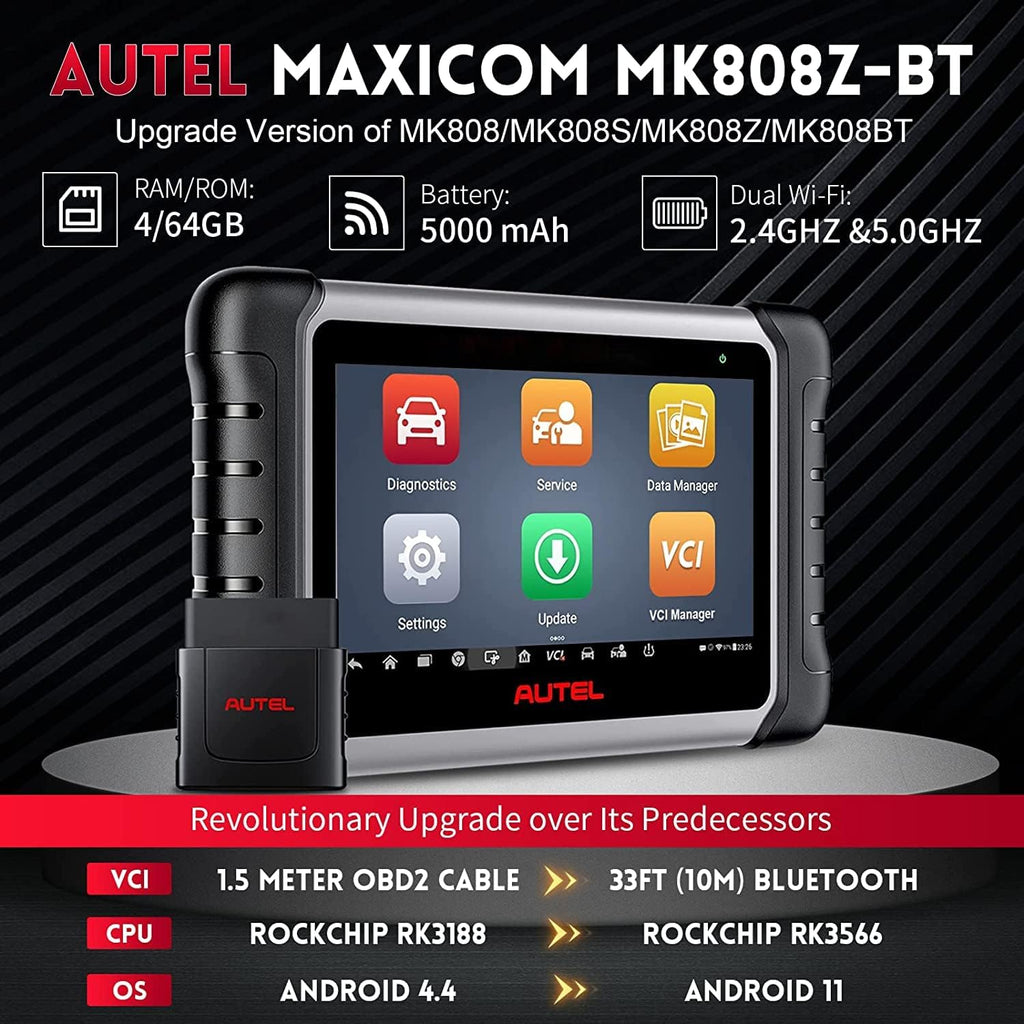2023 New Bidirectional Scanner with Non-OBDII Adapter Kit T735