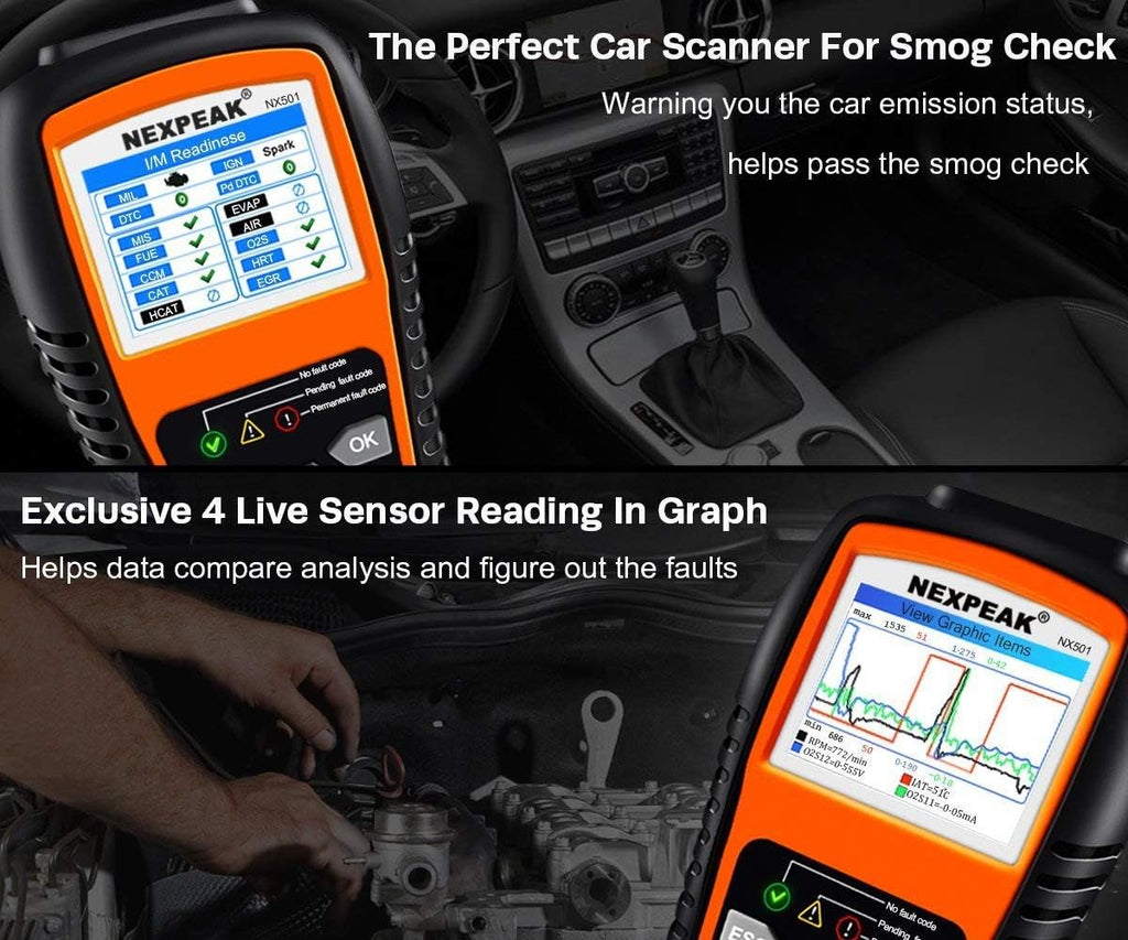 OBD2 Scanner Car Diagnostic Scan Tool Pack of 2 S23362