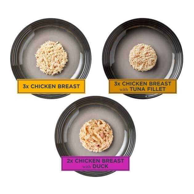 Natural Wet Cat Food Chicken in Broth Variety Pack Y529