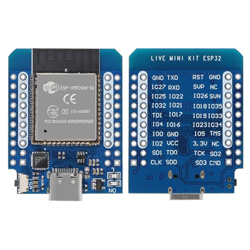 5PCS Type C D1 Mini ESP32 ESP-WROOM-32 CP2104 WLAN WiFi Bluetooth IoT Development Board M29478